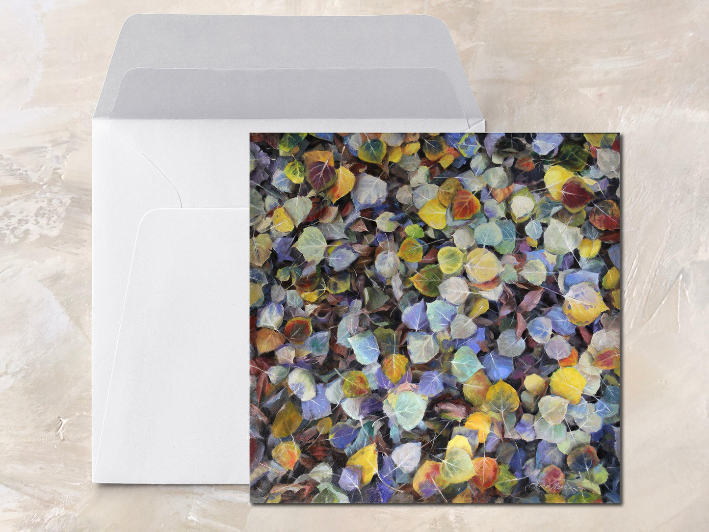 Forest Floor - Greeting Cards 5x5" set of 8 with envelopes