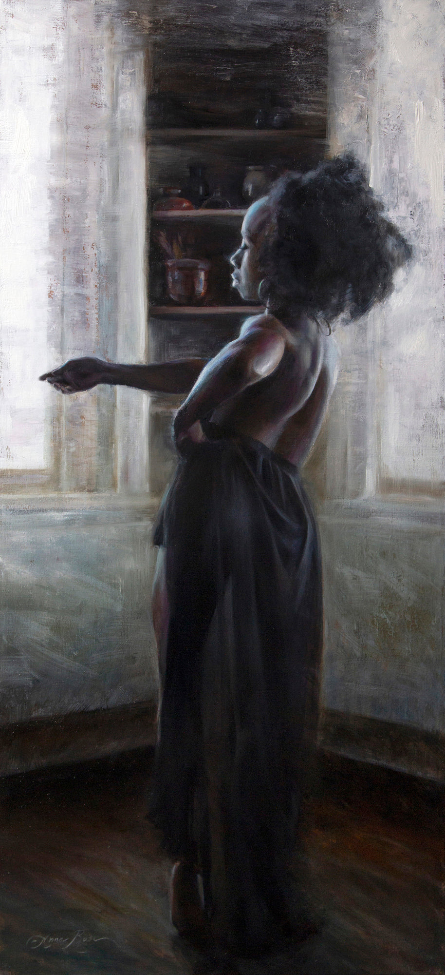 Constance Reaching (Framed)