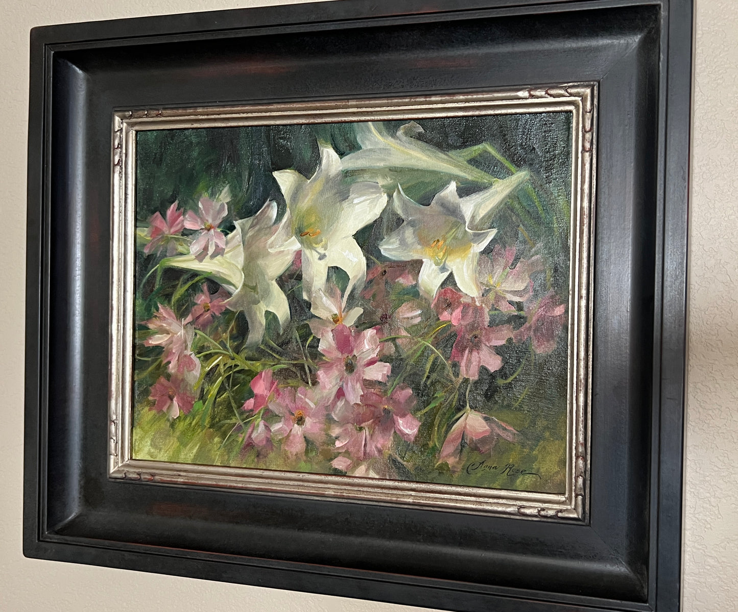 Lilies and Ranunculus (Framed)