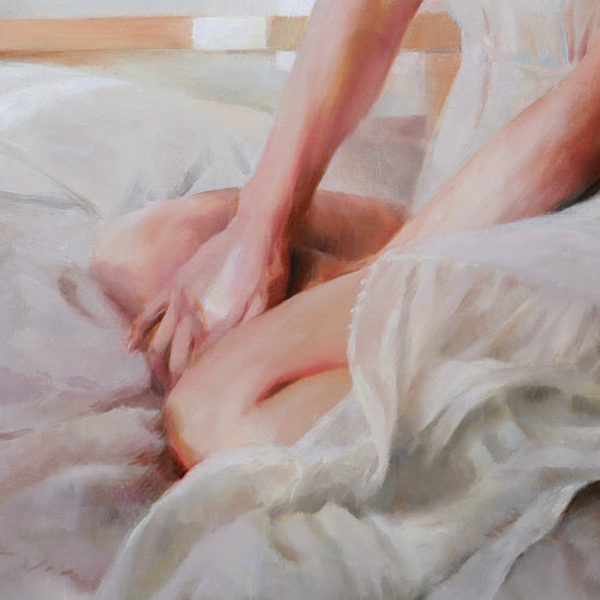 Contemplation in White (Framed)