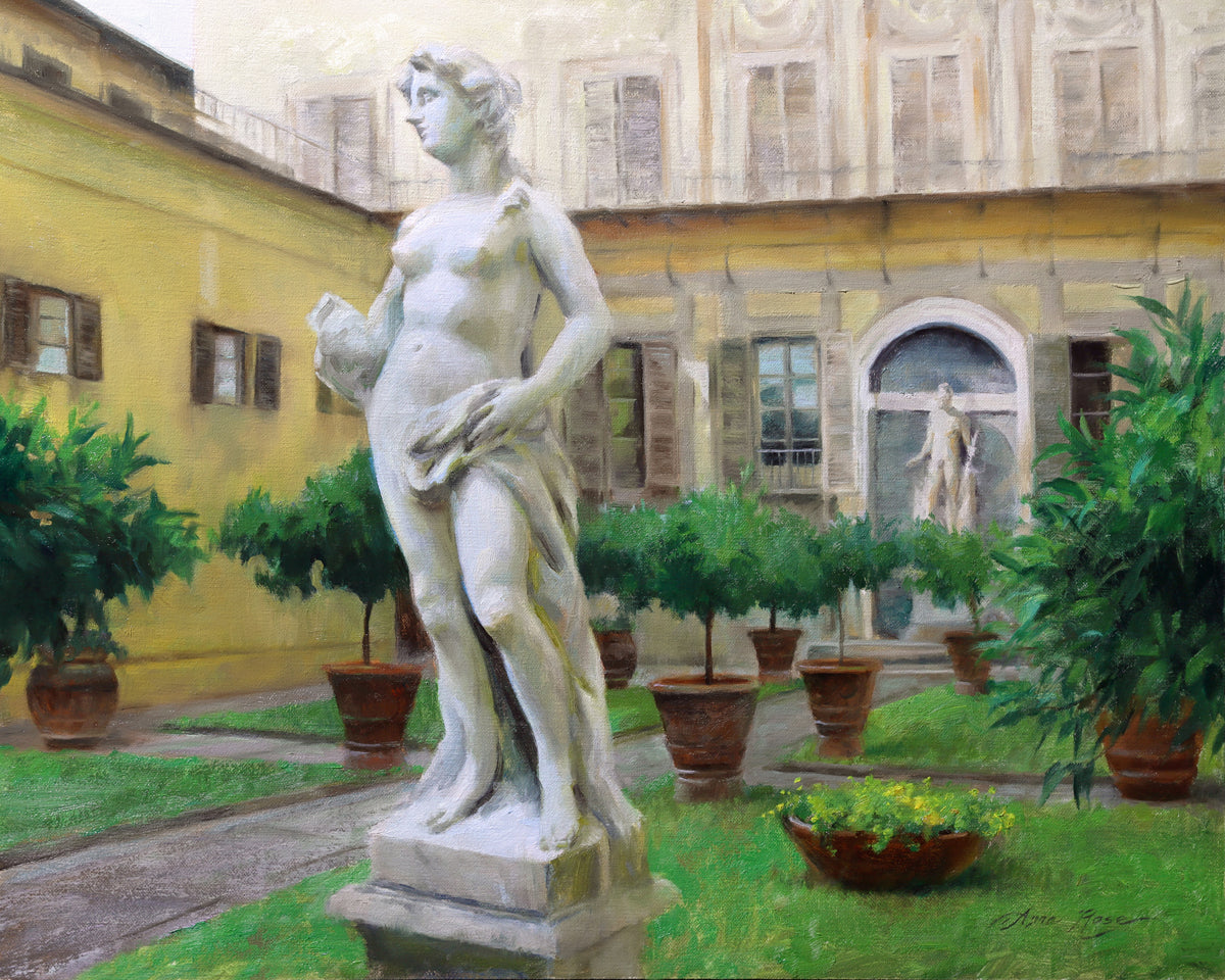 Courtyard Guardians (Framed)