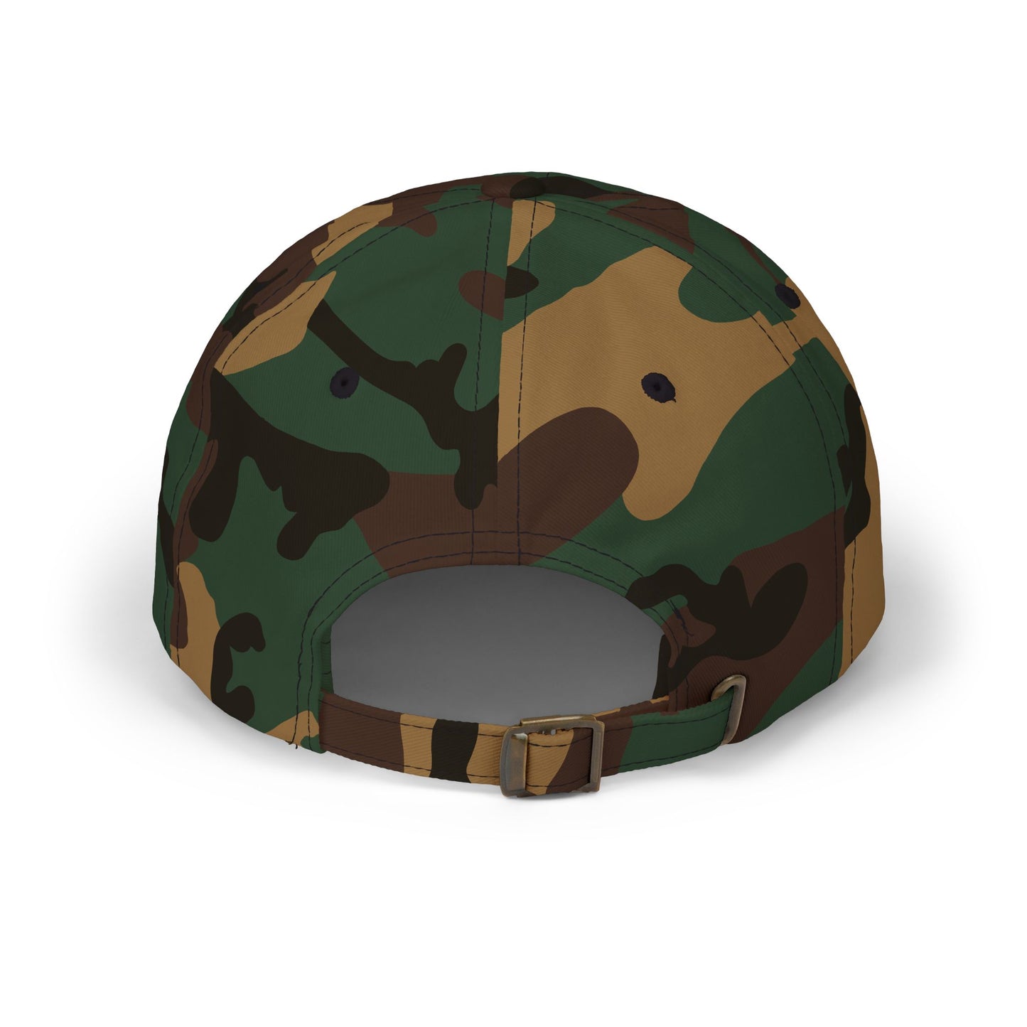 Camo Dad Cap — "Art Before Dishes" Embroidered Baseball Hat