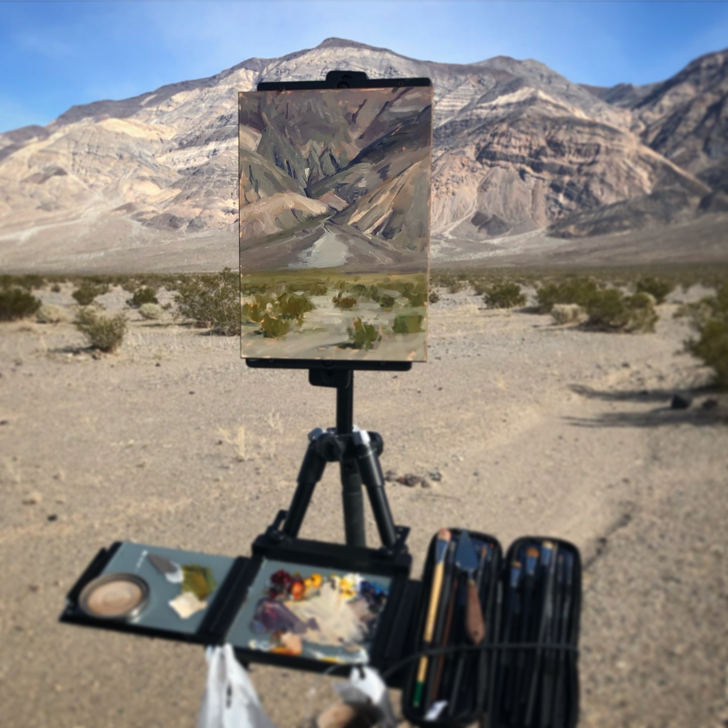 Alluvial Fan, Death Valley (Framed)