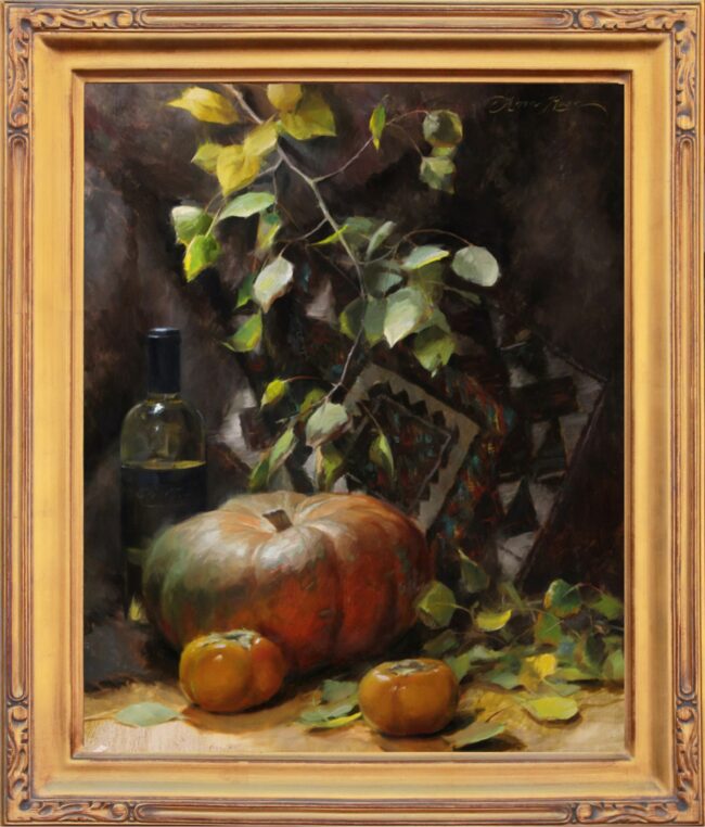 Pumpkin and Persimmons (Framed)