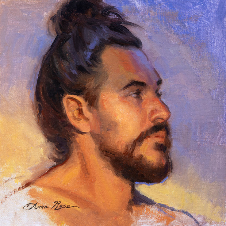 Chris in Warm and Cool Light