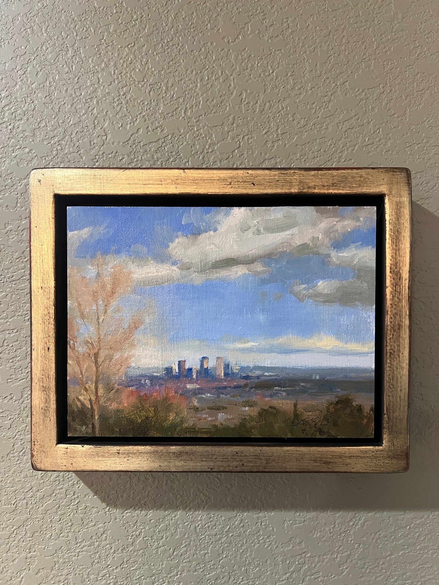 April Skyline (Framed)