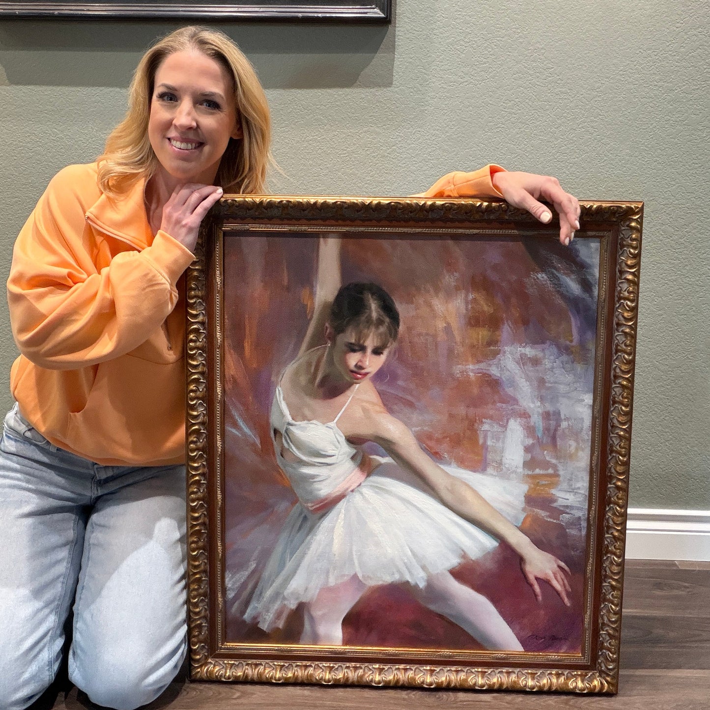 Reverie in White (Framed)