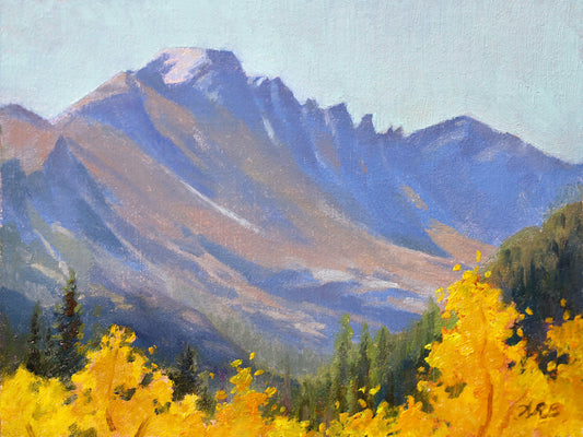 October Snow on Long's Peak