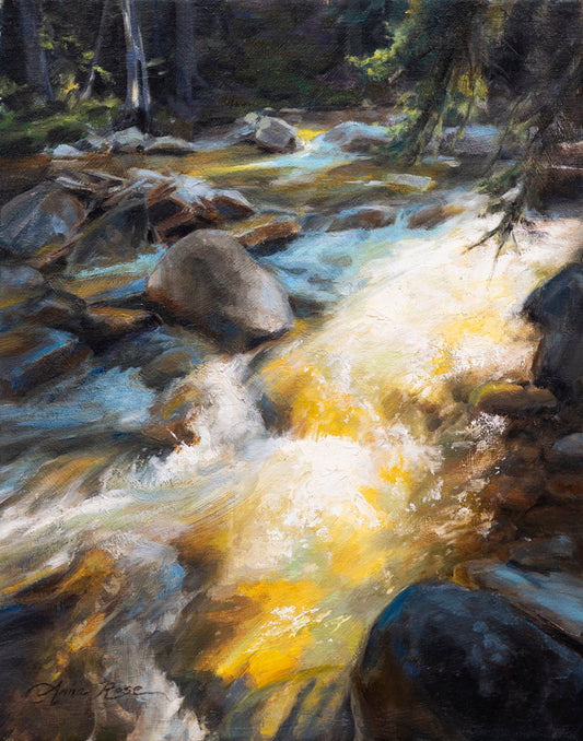 Streaking Light, Mountain River