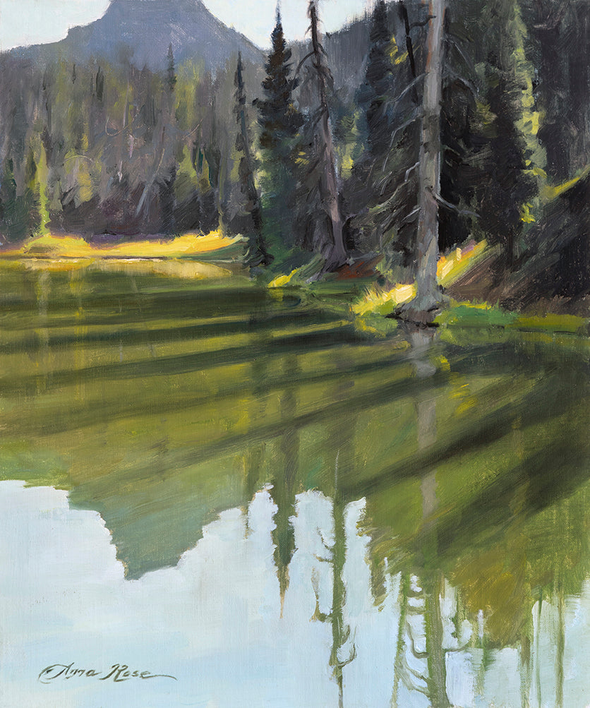 Wind River Lake Reflections (Framed)