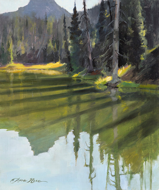 Wind River Lake Reflections (Framed)