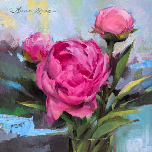 Improvisation in Pink and Blue