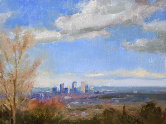 April Skyline (Framed)