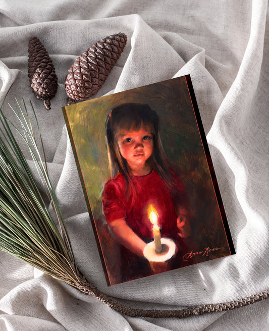 Candle of Hope - Greeting Cards 5x7" set of 8 with envelopes