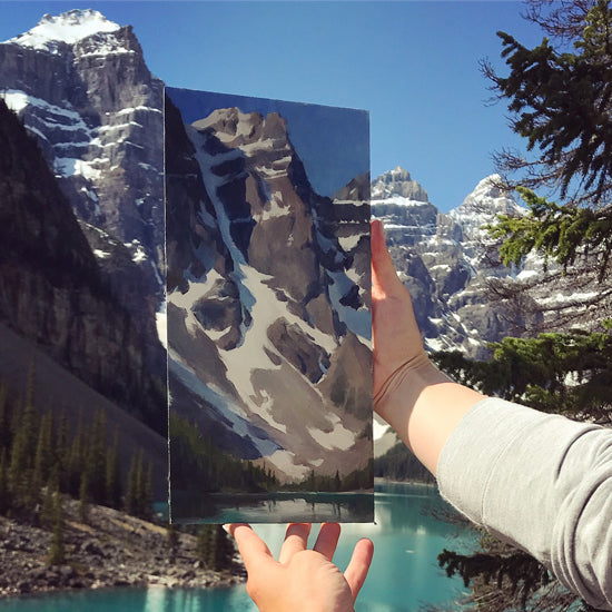 Mount Tonsa, Moraine Lake