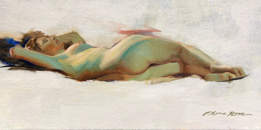 Reclining Figure with Cool Light