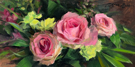 1-Day Roses Painting Workshop - February 7, 2026