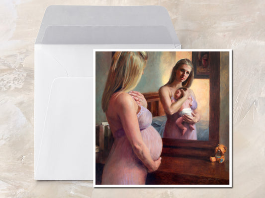 The Wait and the Reward - Greeting Cards 5x5" set of 8 with envelopes