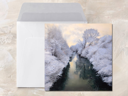Winter Peace - Greeting Cards 5x5" set of 8 with envelopes