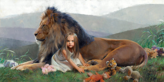 A Child Will Lead Them, Limited Edition Giclee Signed and Numbered