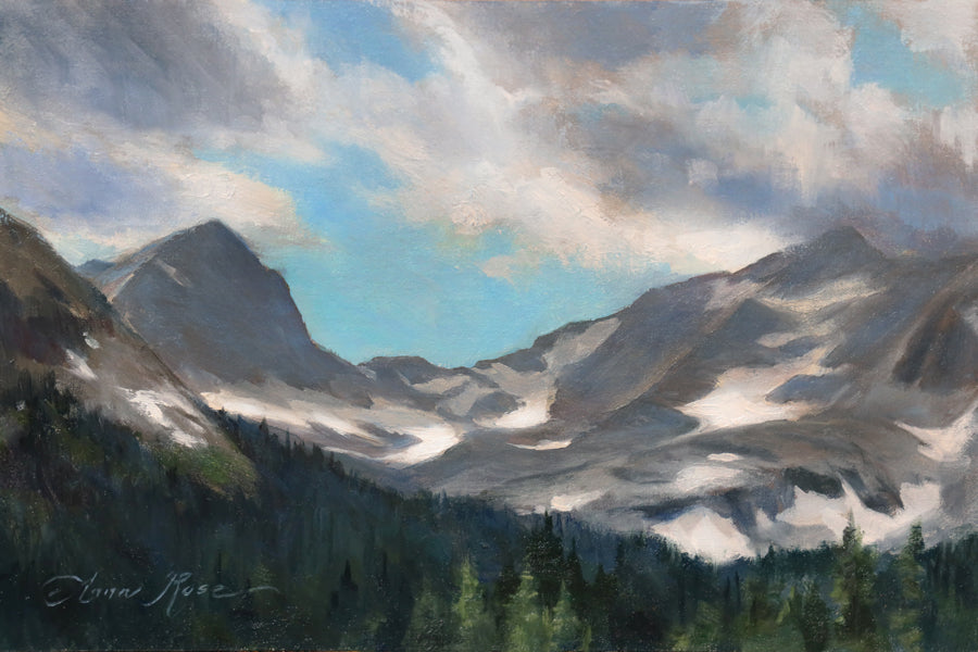 Cloud Shadows at Brainard Lake (Framed)