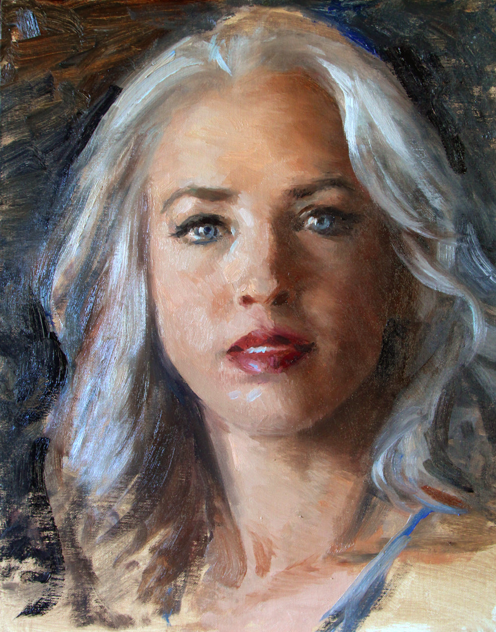 Silver-Haired Self Portrait (2020)