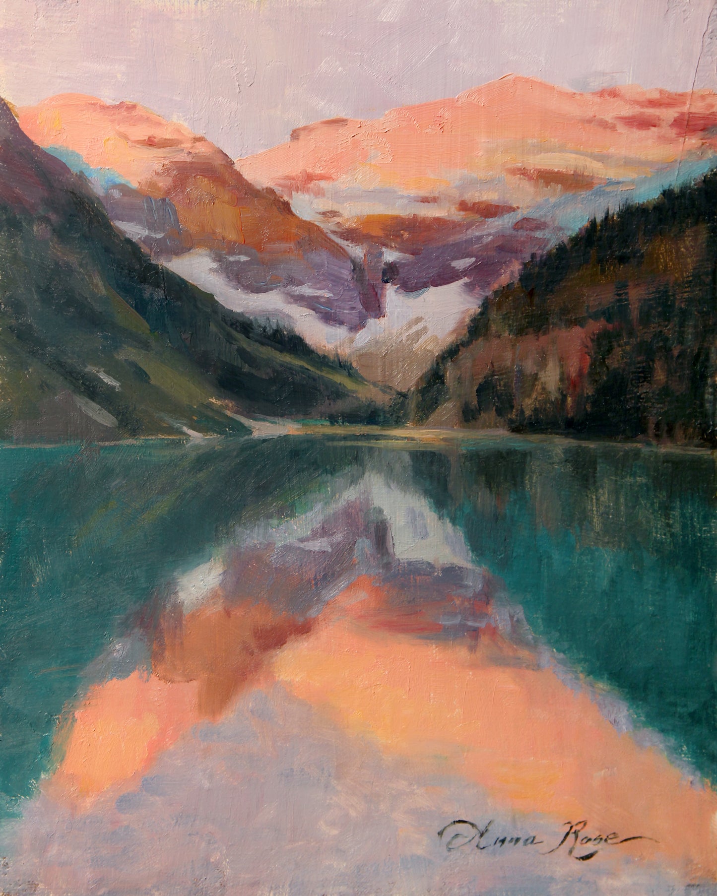 Sunrise Sketch, Lake Louise
